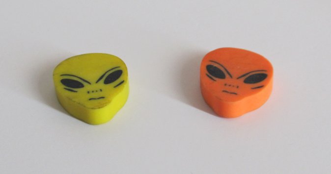 toy story alien erasers